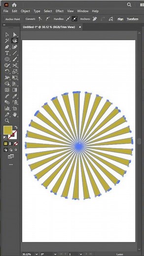How to create stunning Sunburst Effect design in Adobe Illustrator| Sunburst #adobeillustrator