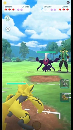 ✨️Zeraora VS✨️Drakrai PVP Mythical Battle in Pokemon Go