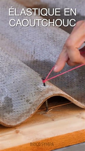 Un toit sans fuites ! ASTUCES en caoutchouc.🔩💧