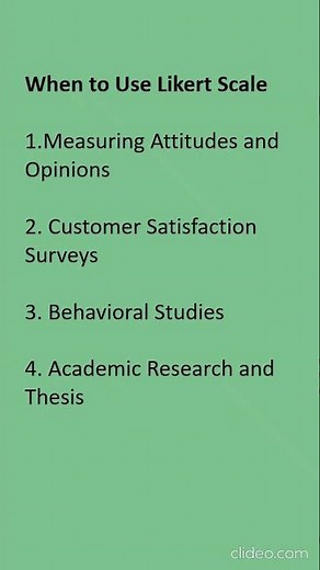 Likert Scale: When & How to Use in Research