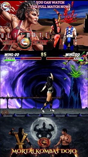 Sheeva vs Kabal Team 🔥 Ultimate Mortal Kombat 3