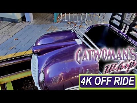 Catwoman's Whip (4K OFF Ride POV)- Six Flags New England, Agawam, MA