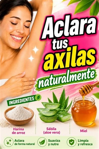 Elimina las Manchas de las Axilas con Solo 3 Ingredientes