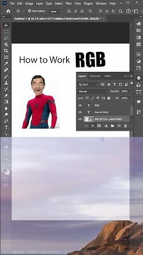 Photoshop Trick: RGB Color Split Effect for Beginners #photoshop #tutorial #shorts