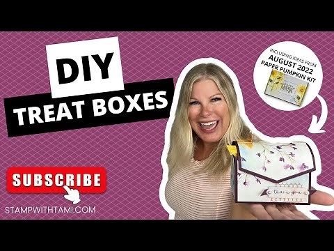 🔴 Making Amazing DIY Treat Boxes [Gift Box Series #1]