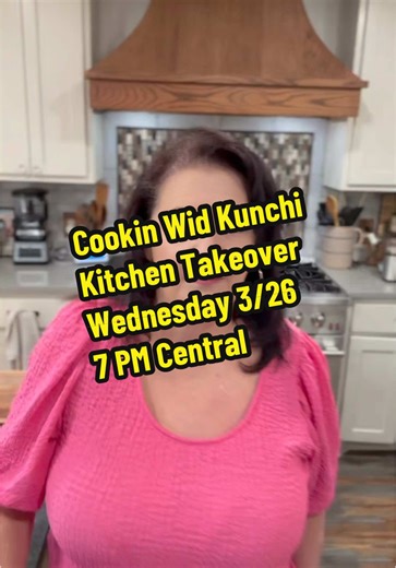 Yall don’t want to miss this! @Cookin Wid Kunchi is taking over my kitchen cooking up a secret menu of dishes we’ve never experienced before! We have special guests with us @👩‍🍳 Trini Cooks 🍳 , @NorthTexasBBQAddicts & @Mr_CrownRoyal_ AND we will be doing a couple of giveaways! You must be registered and present for the event in order to win! Hope to see yall there!! #kitchentakeover #cookingcollab #exoticfood #cooking #live