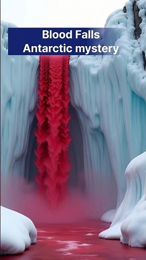 🔬 The Blood Falls | Antarctica’s waterfall that bleeds red
