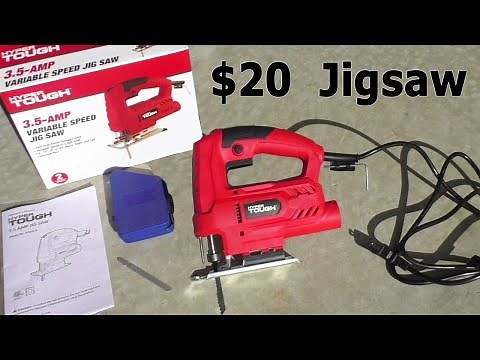 $20 JIGSAW from WALMART Hyper Tough REVIEW electric saw power tool