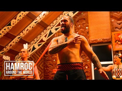 ニュージーランドの旅9🇳🇿マオリ族の歌と踊りを見学・ロトルアのテプイア間欠泉と温泉が噴き出る泥風呂【民族音楽/ダンス ハカ/挨拶ホンギ/マオリの戦士】