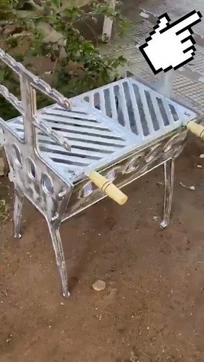 Churrasqueira GRANDE Portátil Em Alumínio Fundido Com Grelha Desmontável,Boa Para Acampamento #Shors