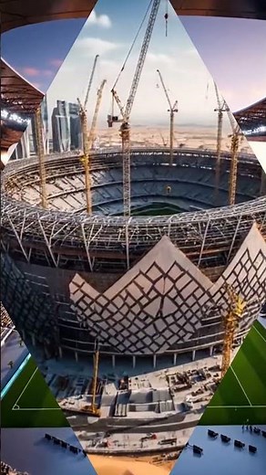 “World’s First Sky Stadium – 350 Meters Above the Ground! 🏟️☁️”