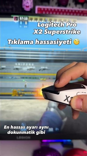 Dokunmatik Mouse ?? | Logitech Pro X2 Superstrike #shorts