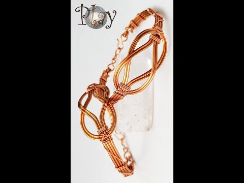 Double Square knot (Sailor knot) | Bracelet | unisex | wire jewelry @LanAnhHandmade 757 #Shorts