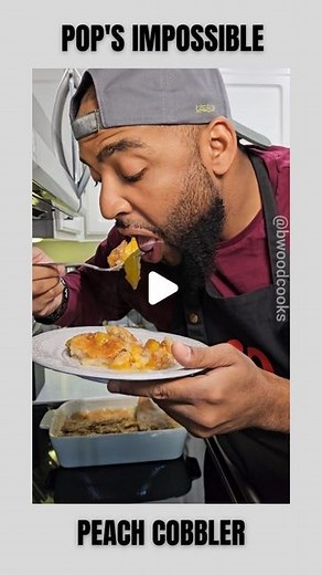 @bwoodcooks on Instagram: "My dad claims that his dessert recipe is Dessert Table Worthy for the Holidays! You can enjoy this Free and Simple Dessert Recipe straight from his kitchen to yours! Free Recipe Below: In a mixing bowl, combine 1/2 cup of sugar, 1 cup of milk, and 1 cup of self-rising flour (or Bisquick) until the mixture becomes creamy. Set it aside. Melt 1 stick of butter and pour it into a baking pan. Grab 2 to 4 cans (depending on the size of the dish) of Peaches In Heavy Syrup and