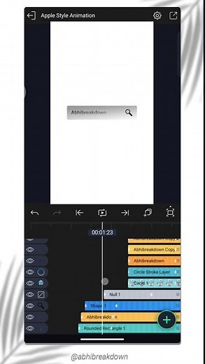 Apple Style Animation in Alight Motion 🔥#uianimation #applestyleanimation #alightmotion #shorts