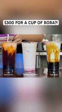 $300 Boba Drink Exists And It’s Totally Ridiculous #boba #bubbletea #bobaaddict
