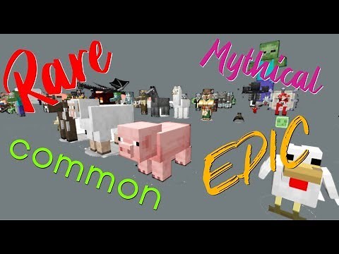 All Mobs in Minecraft by Rarity! | Minecraft