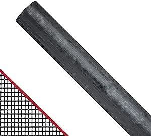 ADFORS Extra Strength Screen, 48 Inches x 100 Feet Roll - Heavy-Duty Replacement Screen for Windows and Doors - Charcoal