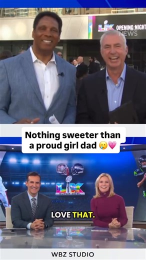 Romper on Instagram: "Ahead of the Super Bowl, WBZ sportscaster Steve Burton was recognized as “Veronica Burton’s dad.” His daughter, Veronica, is a guard for the Golden State Valkyries. It’s true, #EveryoneWatchesWomensSports"
