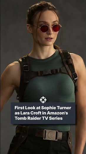 Sophie Turner is Lara Croft in Prime Video's Tomb Raider TV series! #tombraider #sophieturner #tv