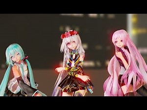 [MMD] TDA HAKU MIKU LUKA - WAVE [Model Collab]