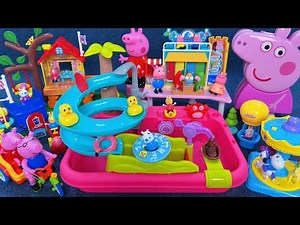 11 Minutes Satisfying with Unboxing Peppa Pig Water Park Slide Pool Playset ASMR｜Review Toys
