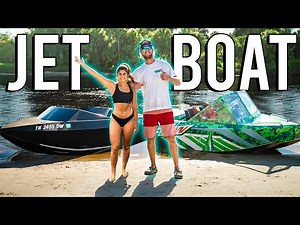 I BEACHED CLEETUS McFARLAND'S JET BOAT *GATORS*