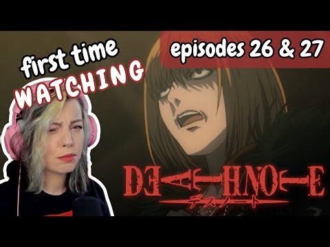FIRST TIME WATCHING!! Death Note Reaction - Episodes 26 & 27