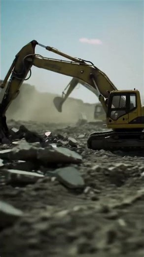 Heavy Excavator & Loader at Work! 🚧 Precision Mining Operations