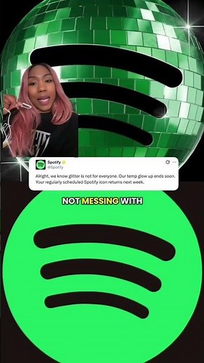 What did y’all think of #Spotify’s 20th anniversary disco ball logo??🪩 #discovall #20thanniversary