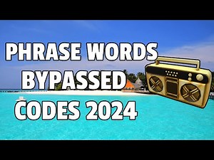 LOUD PHRASE WORDS Roblox Ids (March 2024) *WORKING* ROBLOX ID