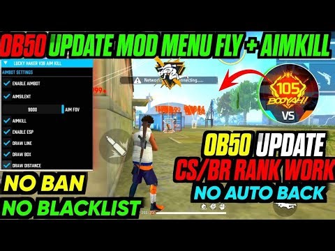 OB50 UPDATE MOD MENU APK DOWNLOAD FREE FIRE HACK HG CHESTS V13 🔥 ALL SERVER WORKING