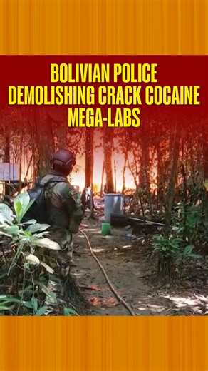 Bolivian police carried out a major operation in central Bolivia, discovering and destroying three mega-factories used for producing crack cocaine. The facilities, equipped with industrial-scale machinery, large quantities of precursor chemicals and cocaine base, were completely dismantled. #Bolivia | #police | #Megafactories | #destroy | #RepublicWorld | Republic