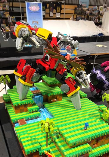 Robotnik Mecha built by @Zane Houston, on display in Denver at @BrickSlopes Colorado in April 2025. #NeedMoBricks #LEGO #Robotnik #BrickSlopesColorado2025 #BrickSlopesColorado #SonicTheHedgehog #Sonic #AFOLCommunity #AFOL
