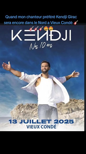 Concert de Kendji Girac à Vieux Condé