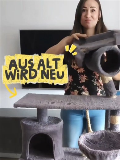 Kratzbaum retten: Aus alt mach schön – einfacher DIY Glow-up für Katzen