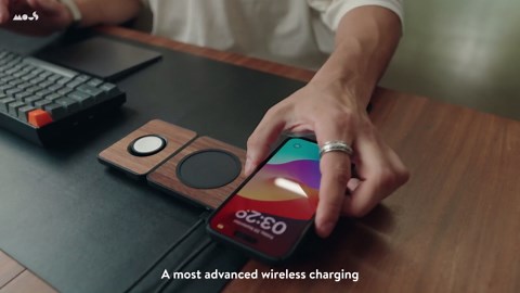 Mous for iPhone 17 Pro Case, Compatible with MagSafe - Limitless - Protective Walnut Cover for iPhone 17 Pro - Shockproof, Full Camera Protection, Anti-Scratch Back, Brown