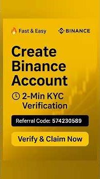 How to Create Binance Account | Binance Registration Process Step by Step (2025)