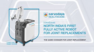 Presenting “North India’s First Fully Active Robot for Joint Replacement Surgeries - CUVIS JOINT ROBOT SYSTEM at Sarvodaya Hospital, Sec-8, Faridabad. Bringing high-end pre & intraoperative detailed surgical planning, unmatched precision in bone cuts, multiple layers of safety in Joint Replacement resulting in BETTER OUTCOME | BETTER RECOVERY | BETTER RANGE OF MOTION. Sujoy Bhattacharjee #CUVIS #CUVISROBOT #CUVISFULLYACTIVEROBOT #meril #JointReplacementSurgeries #Robot #JointReplacement #Robotic