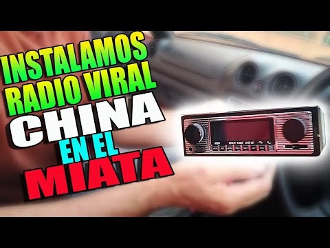 instalacion RADIO RETRO en el miata tutorial senci