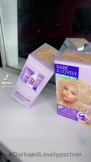 Transform Your Look with Dark and Lovely Bleach Kit - Hair Transformation