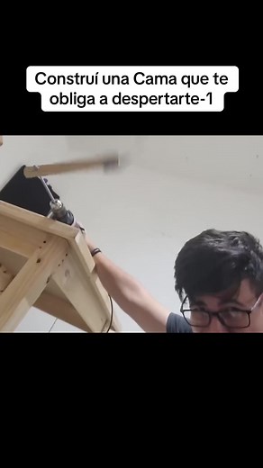 Cama que te obliga a despertarte — Cómo construirla