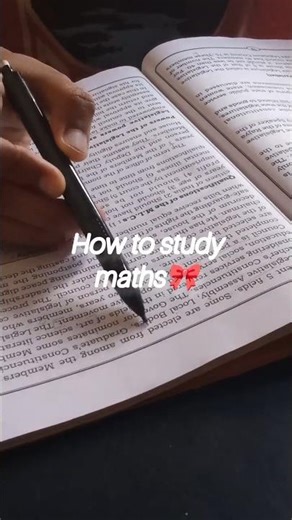 How to study maths like a topper 🎀 #studytips #study #shorts #viral