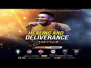 HEALING AND DELIVERANCE SERVICE [NSPPD] - 20th October 2021