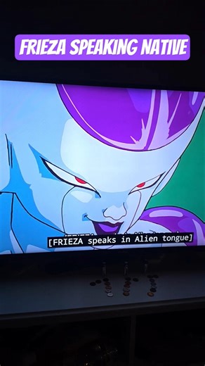 FRIEZA SPEAKING ALIEN LANGUAGE TO GOKU #anime #dragonballz #shorts