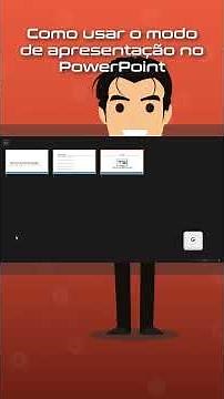 Como usar o modo de apresentação no PowerPoint #powerpoint #microsoft #slide #treinandosoftwares