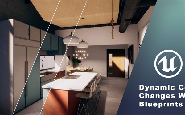 【UE4教程】如何实时改变物体颜色