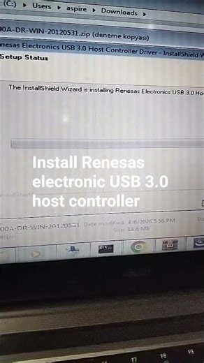 Install Renesas electronic USB 3.0 host controller