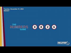 Midday Drawing: Tuesday, December 31, 2024