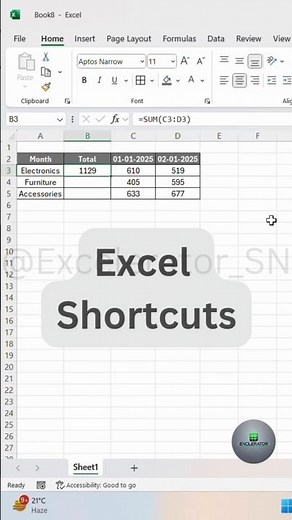 How to Copy the Data Easily in Excel - Excel Shortcuts